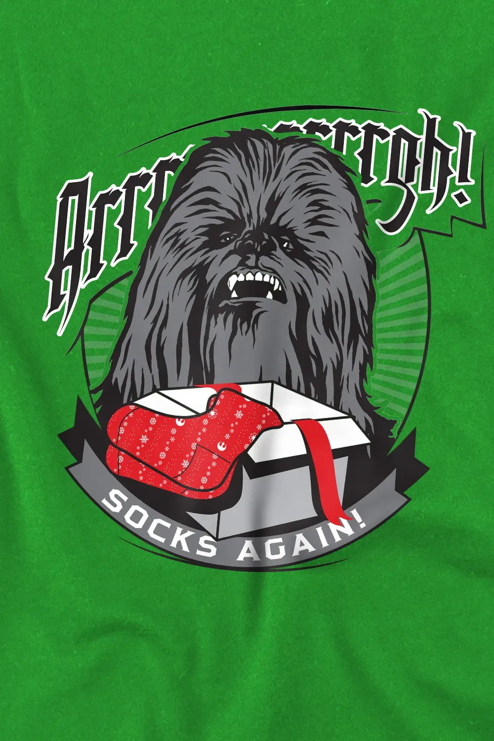 Футболка детская с Chewbacca Star Wars, темно-зеленый — фото 2