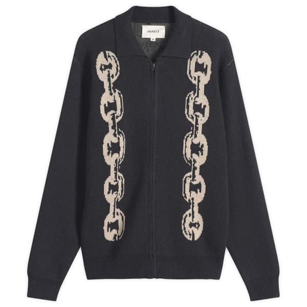 

Вязаная рубашка с цепочкой и застежкой-молнией Heresy, Charcoal