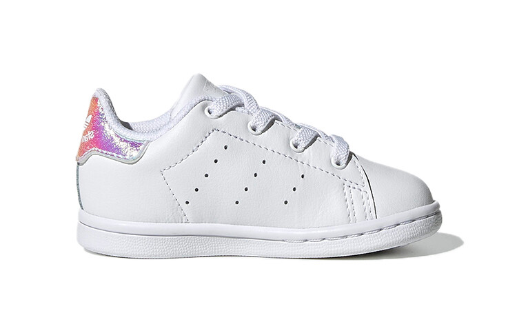 Кроссовки Adidas Stan Smith Cloud White Shiny Heel Patch TD — фото 2