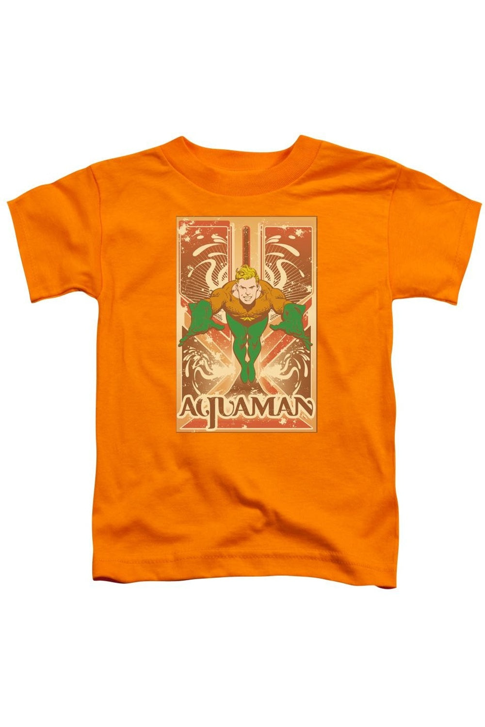 

Футболка с коротким рукавом DC Comics Aquaman для детей Gildan, оранжевый