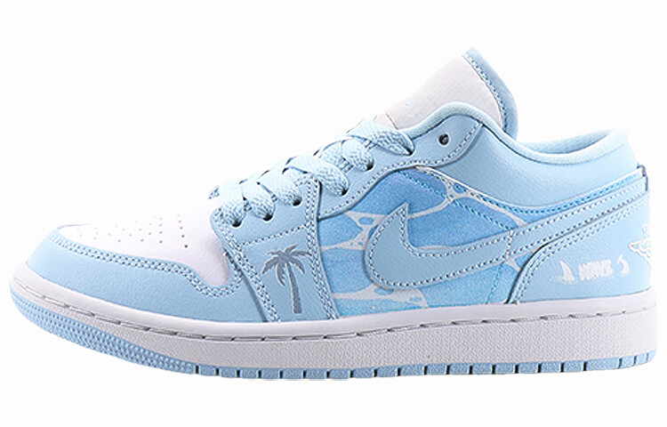 

Jordan Air Jordan 1 винтажные баскетбольные кроссовки женские, Sky Blue