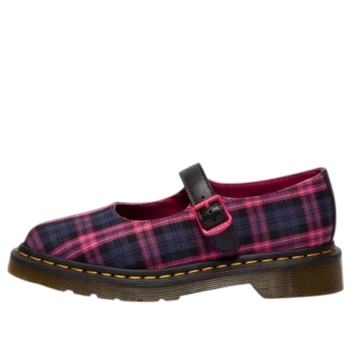 Кроссовки (WMNS) Dr. Martens Elphie MJ Tartan 'Black Pink Multi'