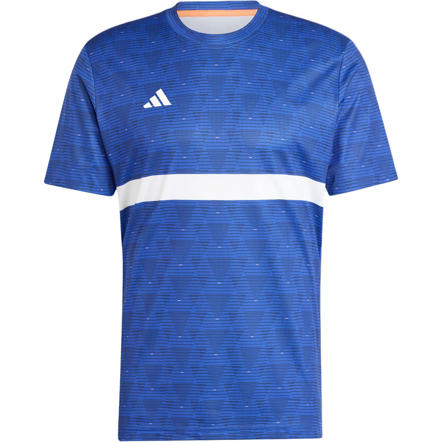 

Футболка мужская полуфлуоресцентная синяя Adidas, синий