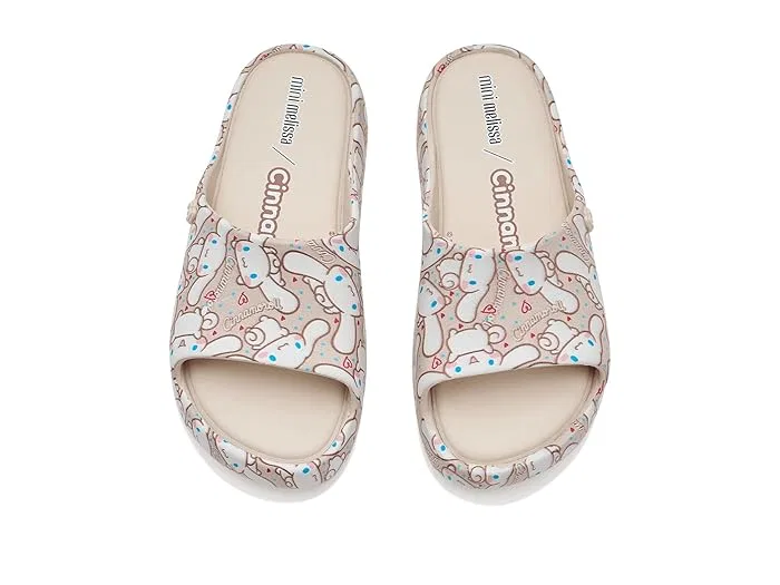 Сандалии Free Platform Slide + Hello Kitty And Friends Mini Melissa, Beige/Brown — фото 3