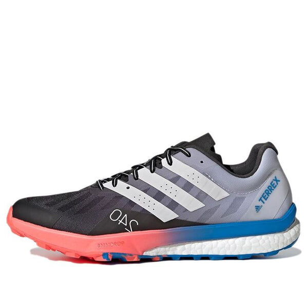 

Кроссовки terrex speed ultra trail 'black turbo' Adidas, черный