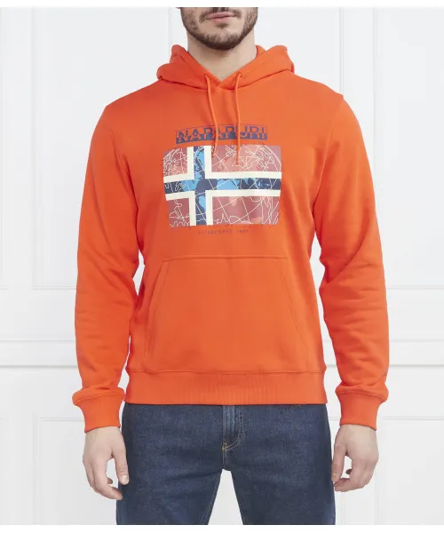 

Толстовка Guiro Regular fit Napapijri, оранжевый