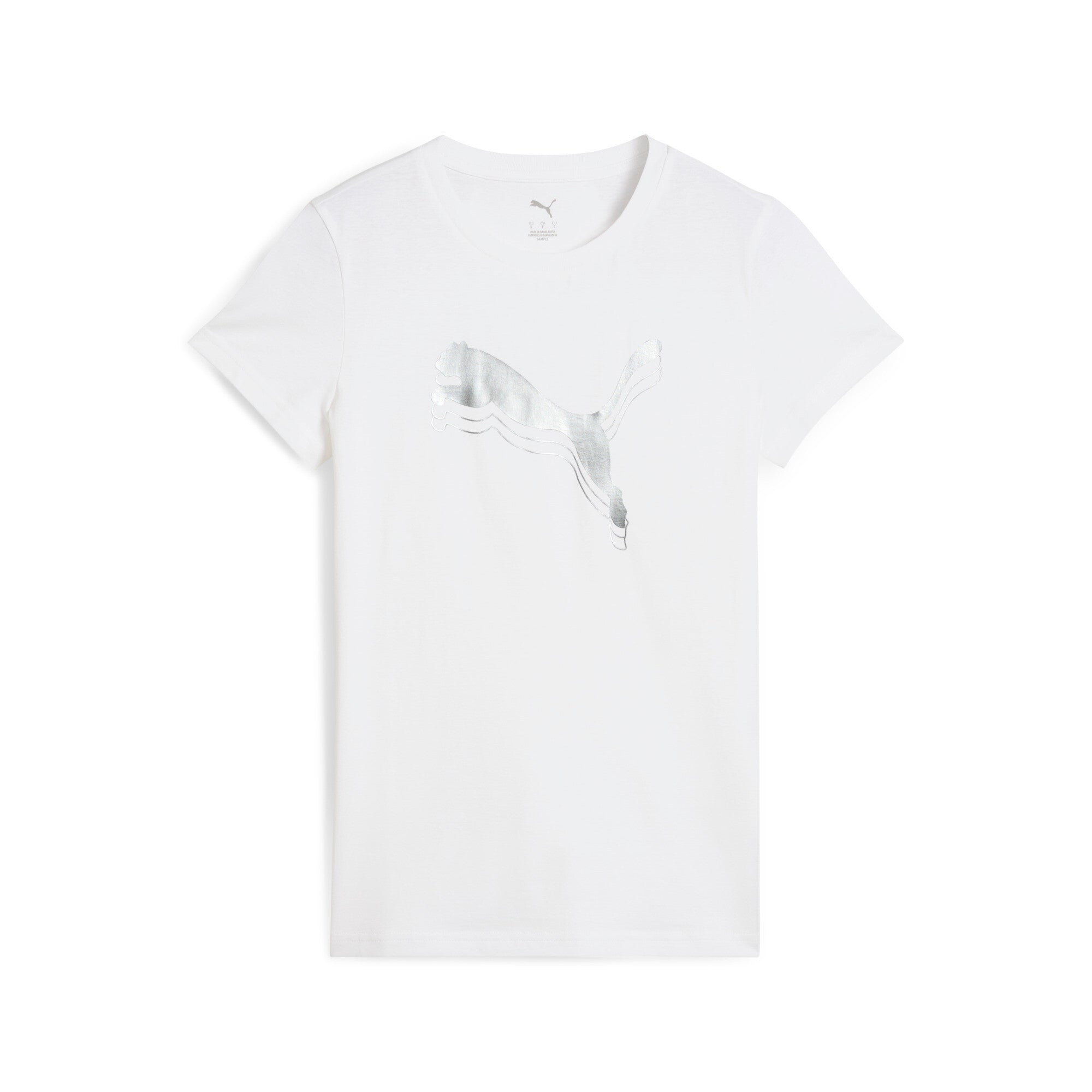 

Футболка PUMA Women's Essentials Metallic, цвет white/metallic gold