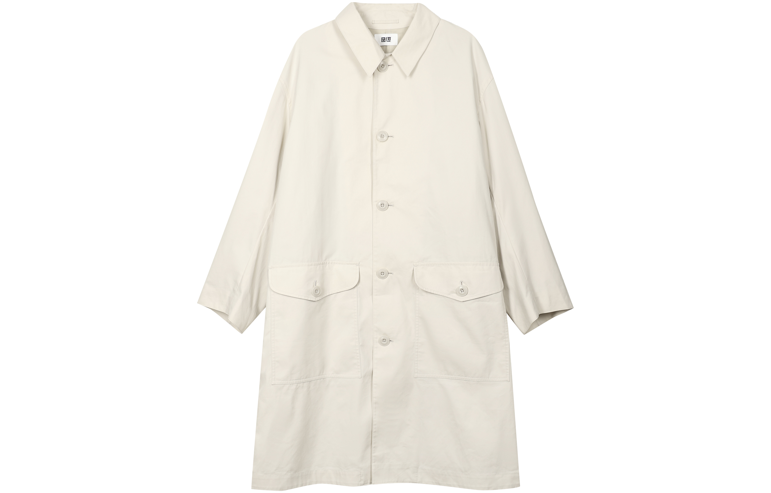 

UNIQLO Коллекция U Тренч Мужской Светло-бежевый, Light Beige