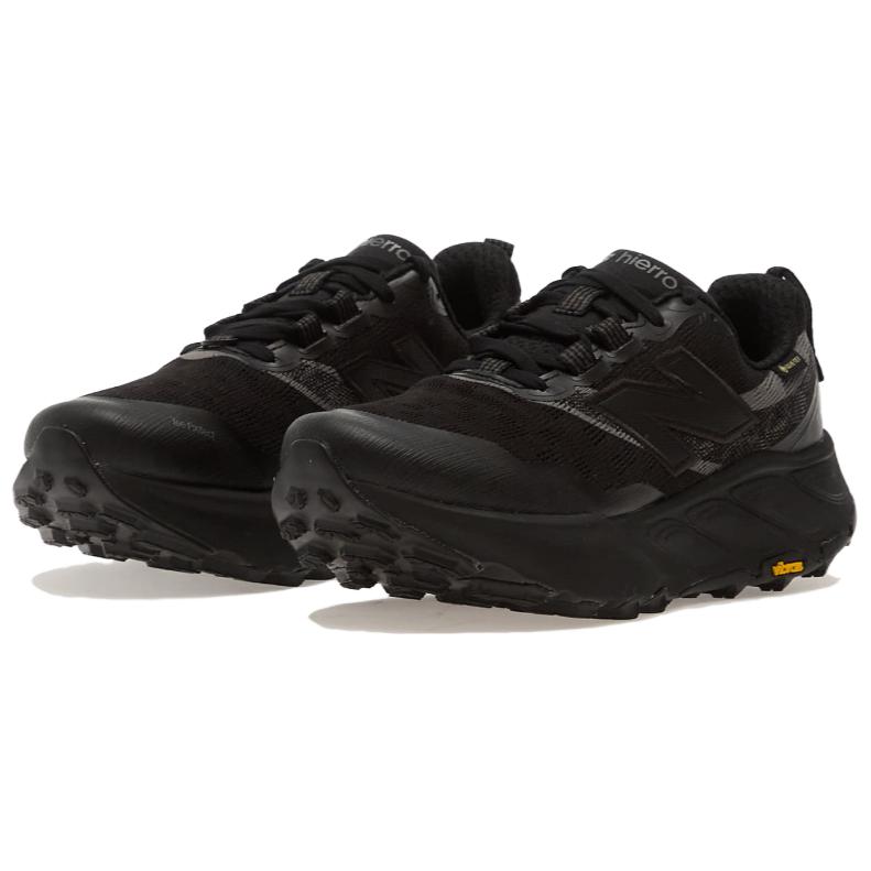 New Balance Кроссовки Hierro дышащие поддерживающие низкие мужские черные, цвет Black — фото 3