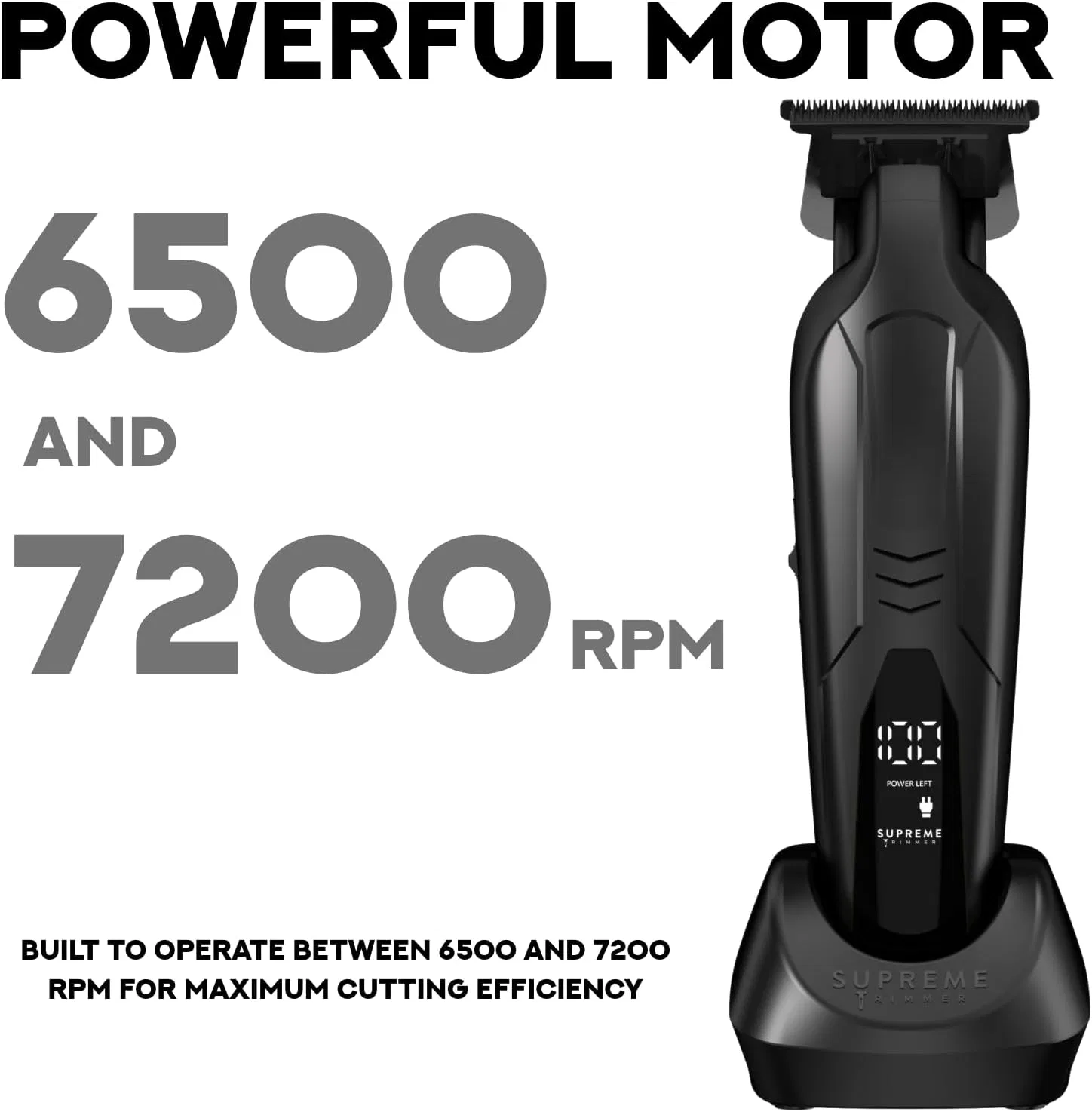 Профессиональный беспроводной триммер Supreme Trimmer Vader Lite ST3700 Supreme Trimmer — фото 4