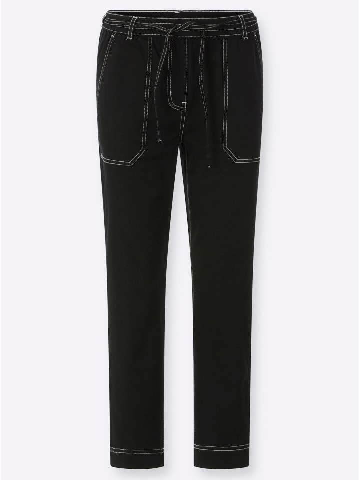 

WITT WEIDEN Джинсы 7/8 черного цвета