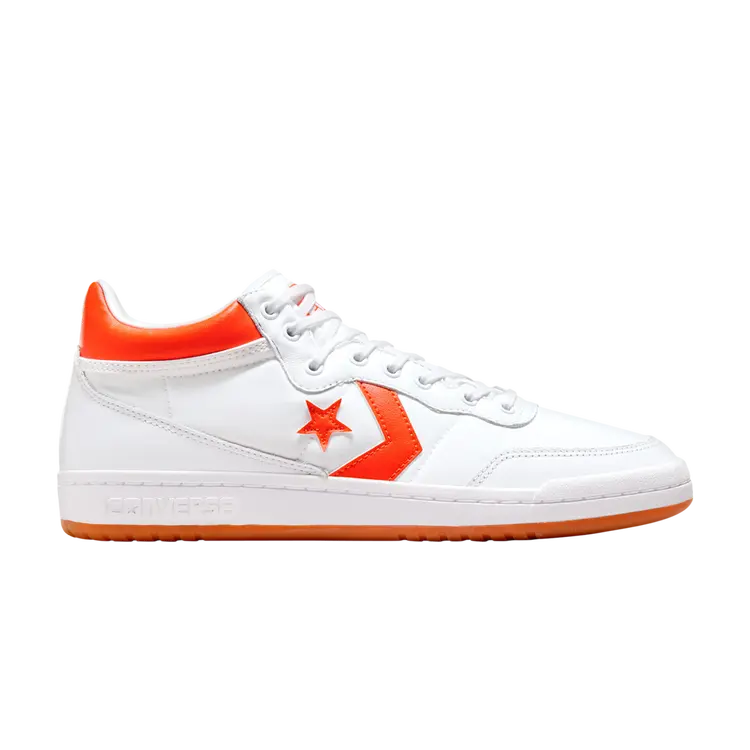 

Кроссовки Fastbreak Pro Leather Mid, цвет White Orange, Белый, Кроссовки Fastbreak Pro Leather Mid, цвет White Orange
