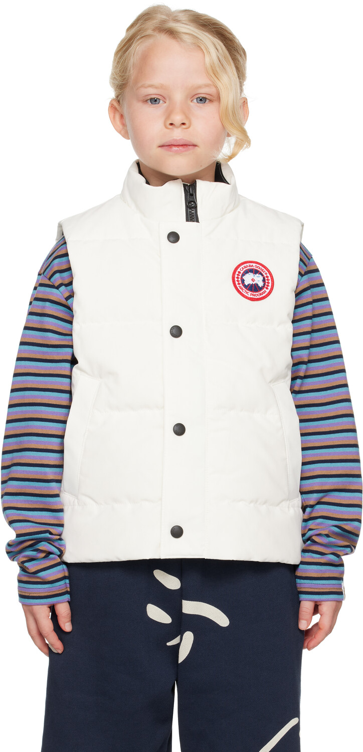 

Жилет Vanier для маленьких детей, белый Canada Goose Kids