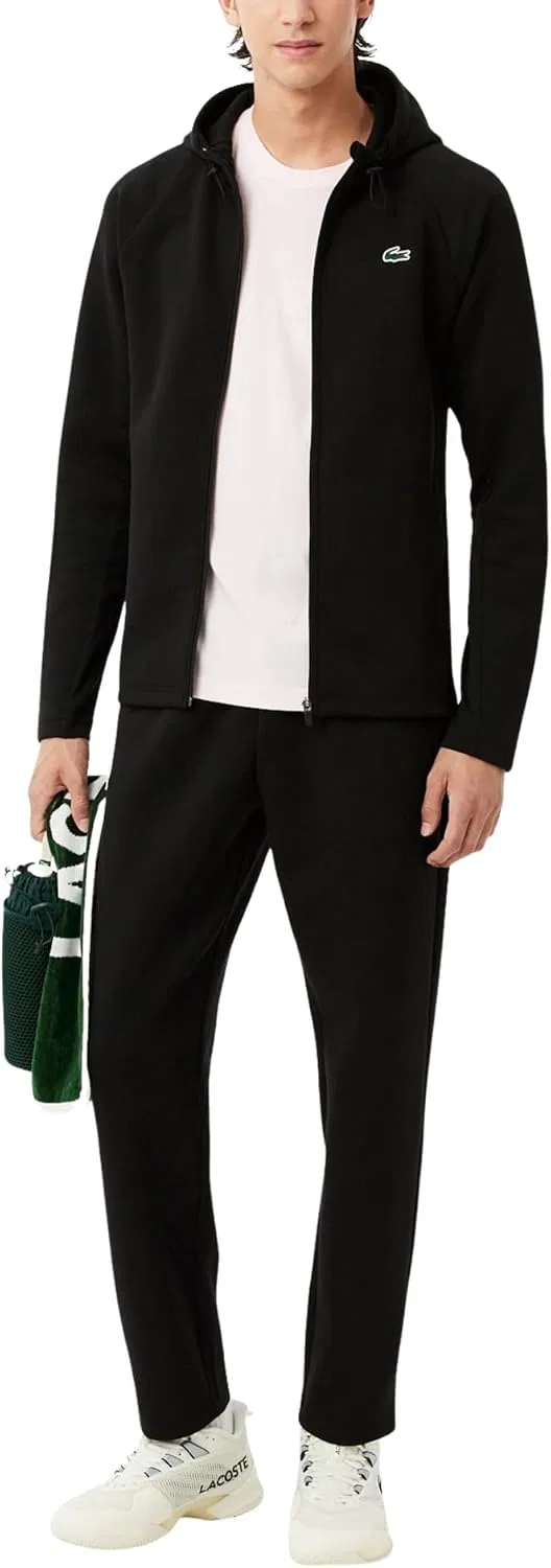 Куртка спортивная Lacoste, мужская, черный — фото 4