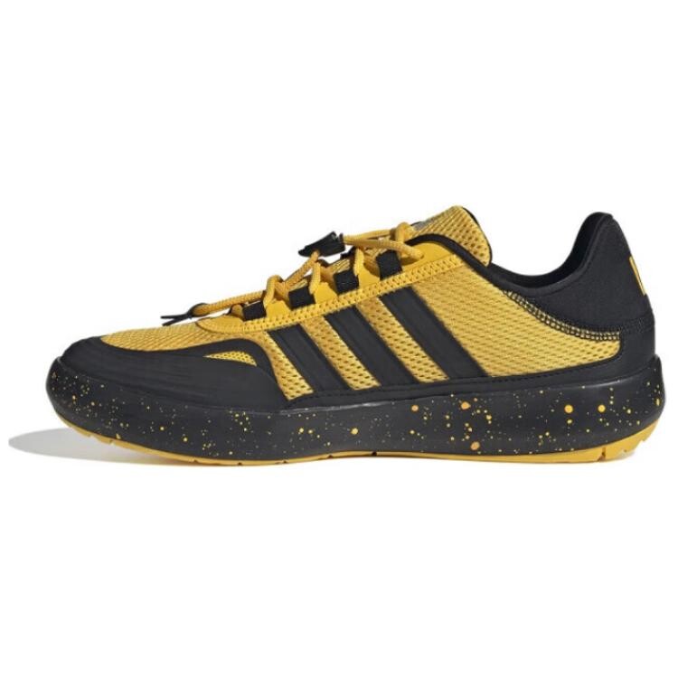 

Кроссовки унисекс с низким верхом, черные/желтые Adidas