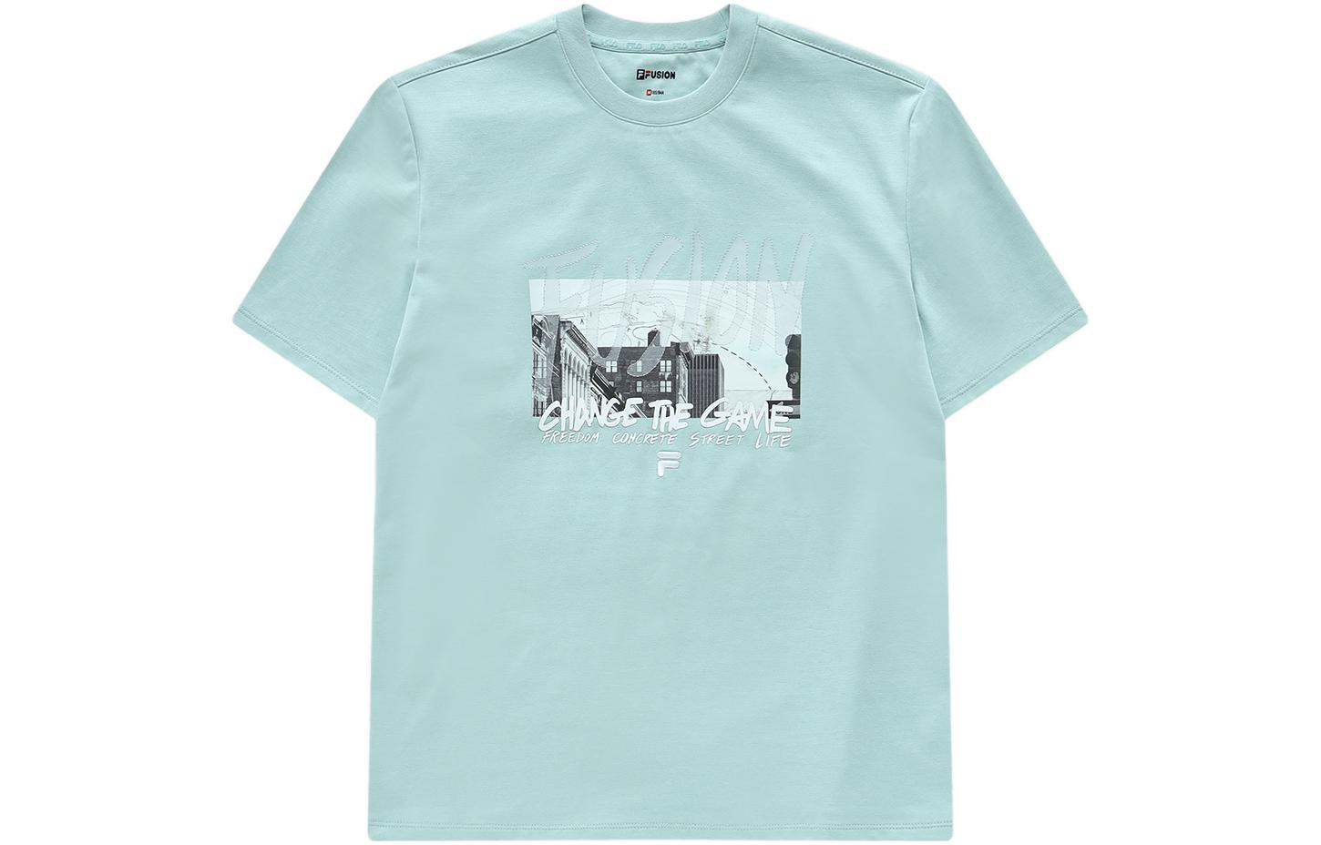 

FILA FUSION Футболка Women's Cream Gray Green, Зеленый, FILA FUSION Футболка Women's Cream Gray Green