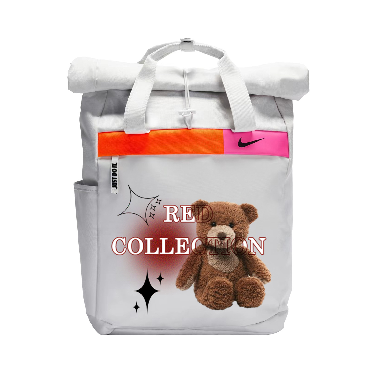 

Nike Тканевый рюкзак унисекс светло-серебристый серый, Mocha Bear