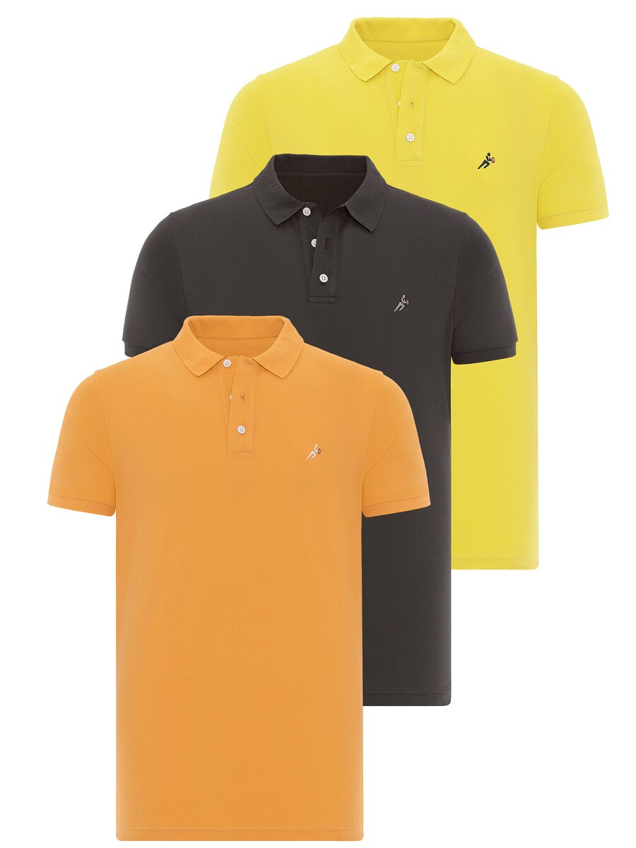 

Рубашка Moxx Paris LAHEY, цвет Yellow/Dark grey/Orange