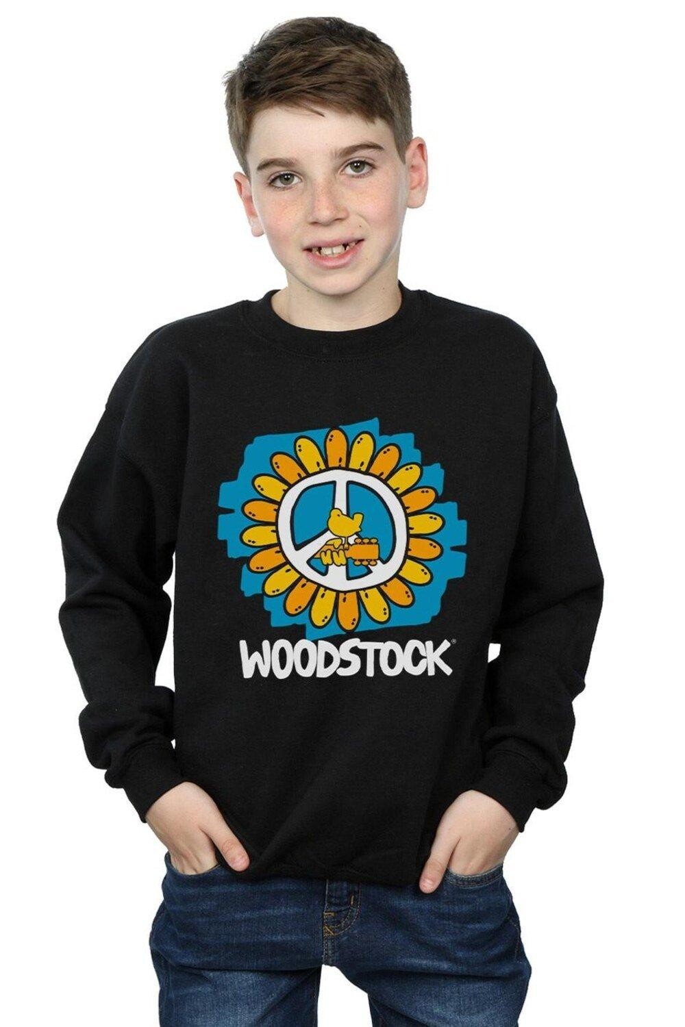 

Толстовка «Цветочный мир» Woodstock, черный
