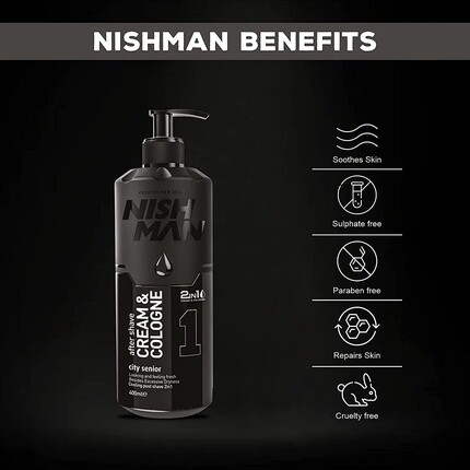 Nishman Skin Care Series 01 New City Senior Cream & Cologne 2в1 400мл — фото 3