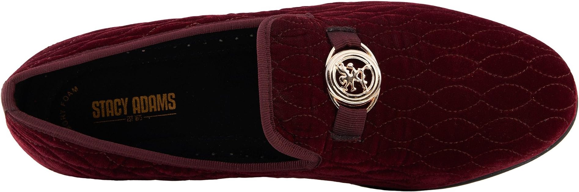 Лоферы Stacy Adams Valet Velour Slip-On Loafer, бордовый — фото 2
