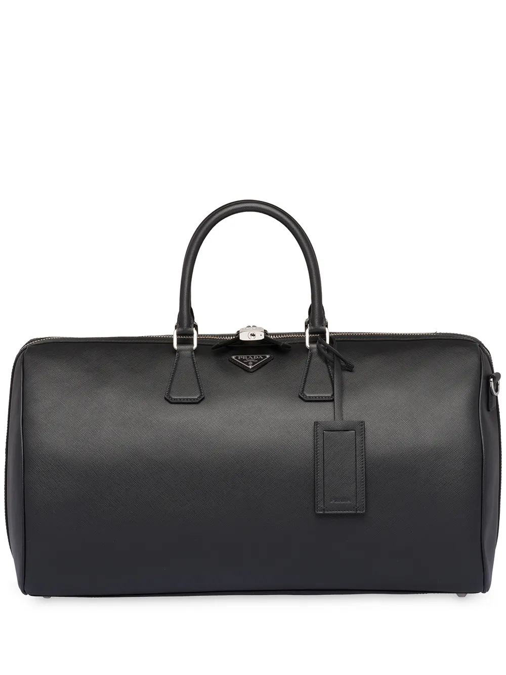 

Дорожная сумка из сафьяновой кожи Prada, черный