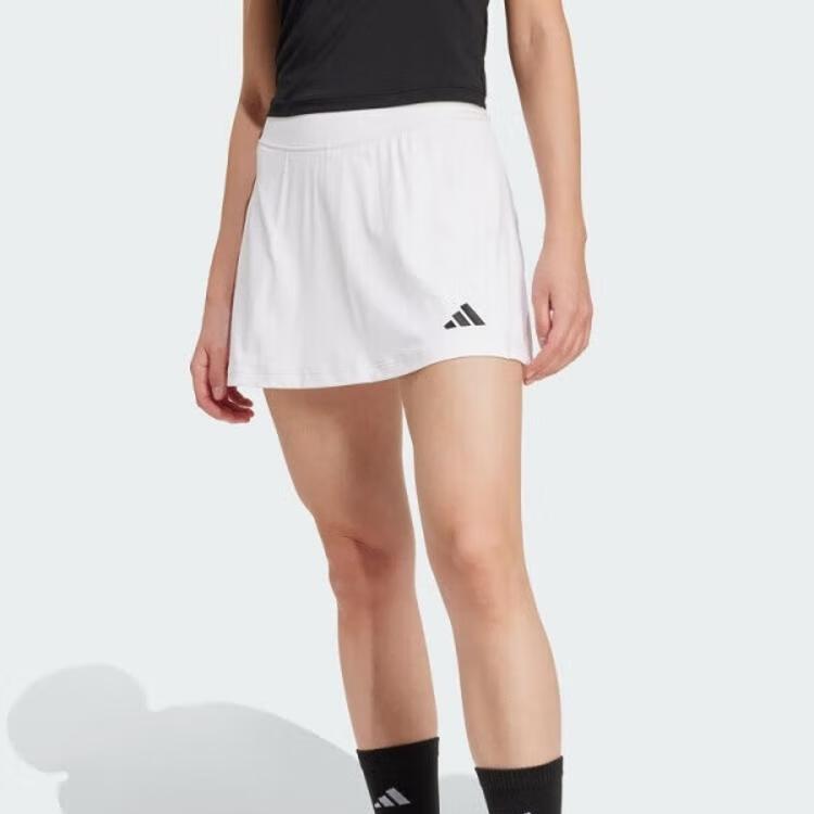 Оптимальная юбка-шорты с интегрированными велошортами Adidas, белый — фото 4