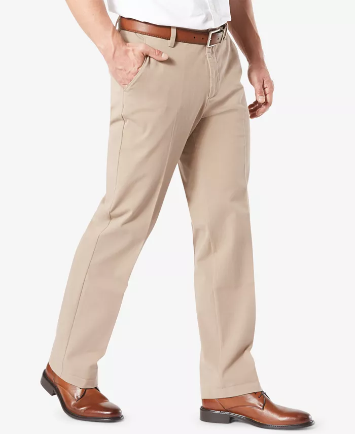 

Мужские классические брюки Big & Tall Workday Smart 360 Flex Stretch цвета хаки Dockers, коричневый