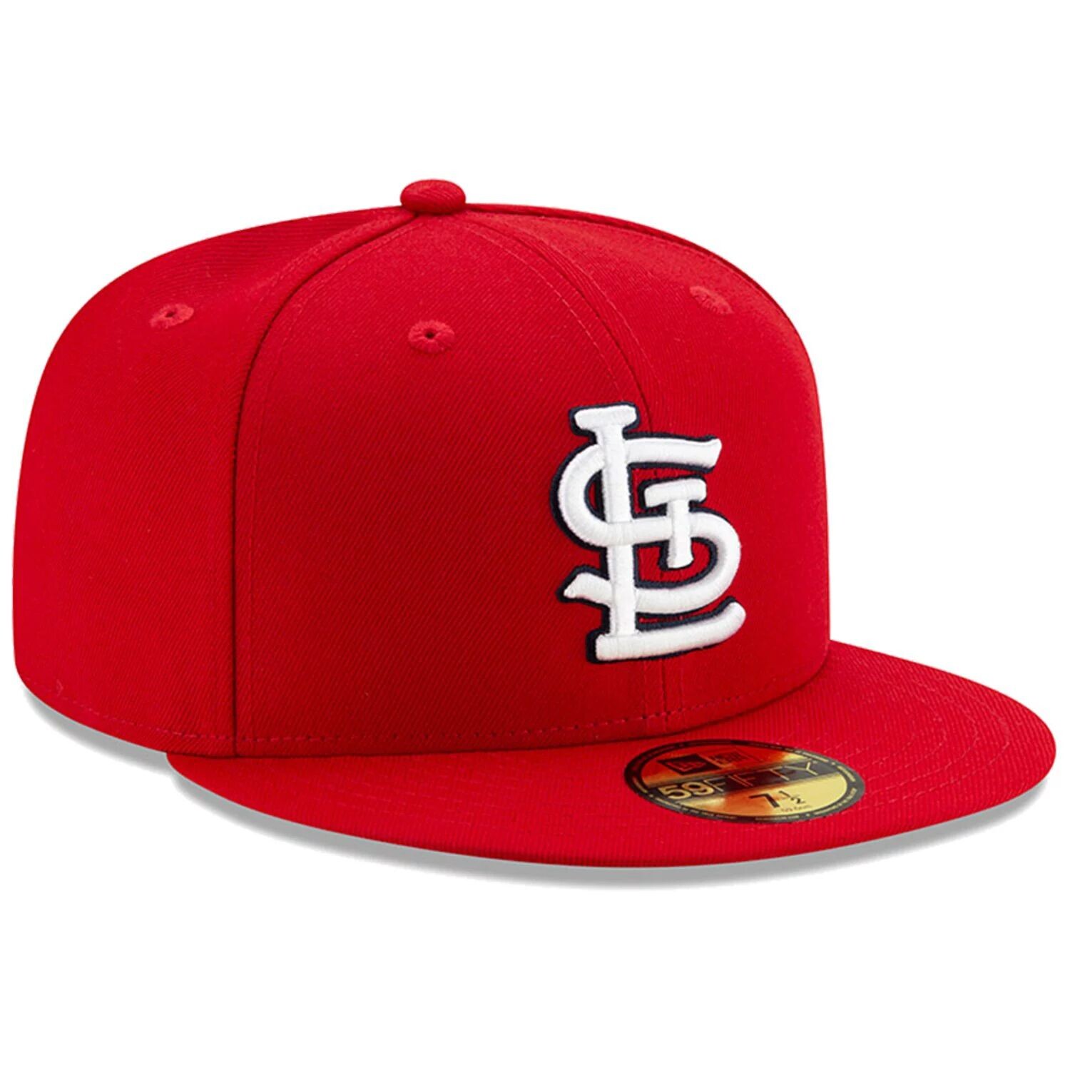 Мужская приталенная шляпа New Era St. Louis Cardinals Red On-Field Authentic Collection 59FIFTY — фото 3