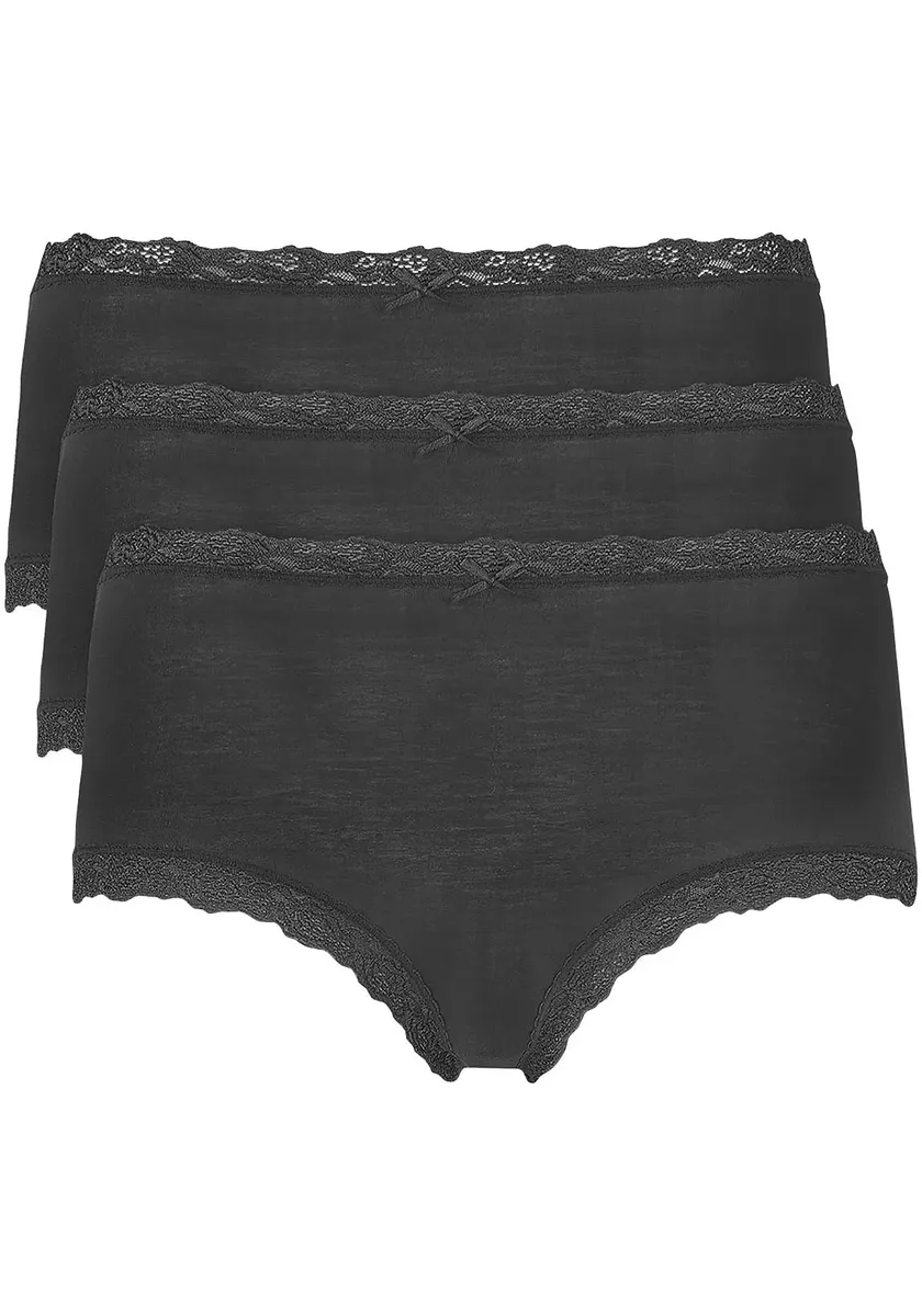 

Nina Von C. Трусы-боксеры "Cosy 3-pack" (3 шт. в упаковке), базовые цвета, черный