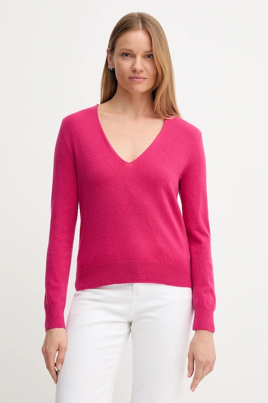 

Шерстяной свитер United Colors Of Benetton, розовый