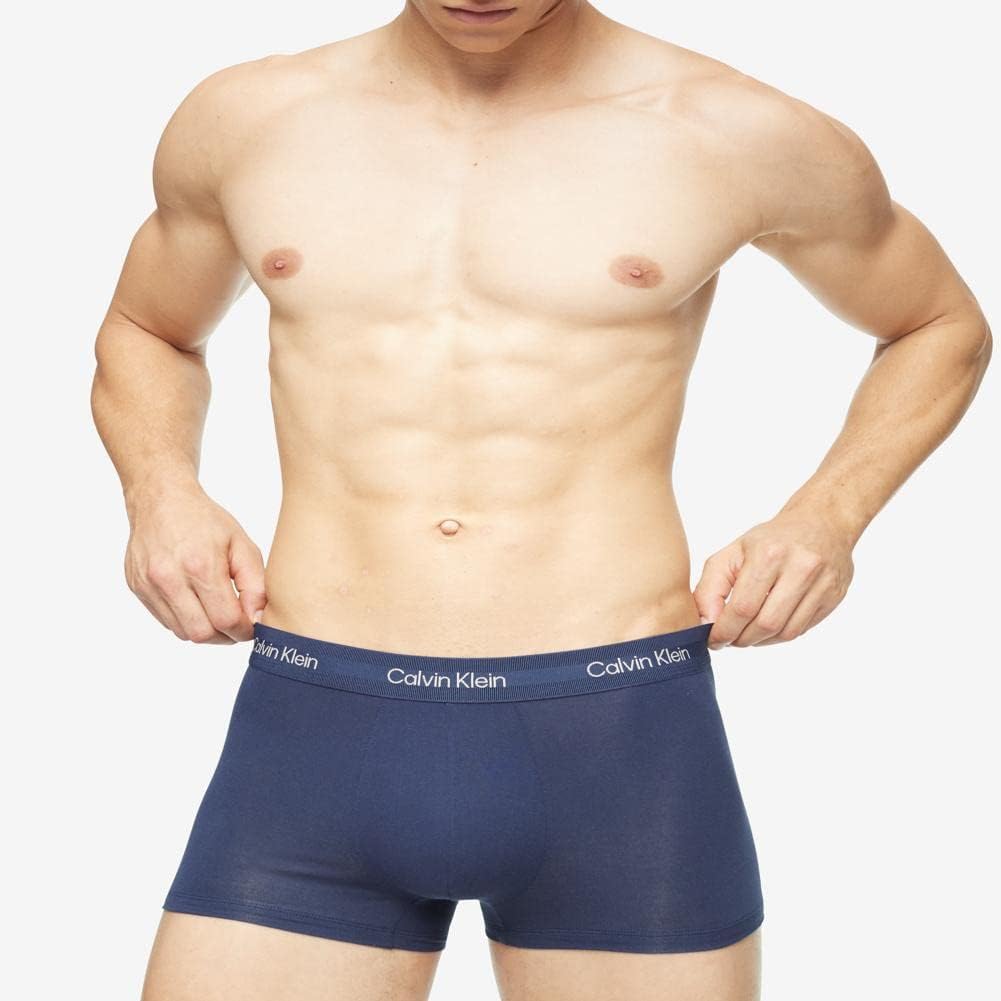 Ультрамягкие современные мужские брюки-боксеры Calvin Klein из модала, Blue Shadow — фото 4