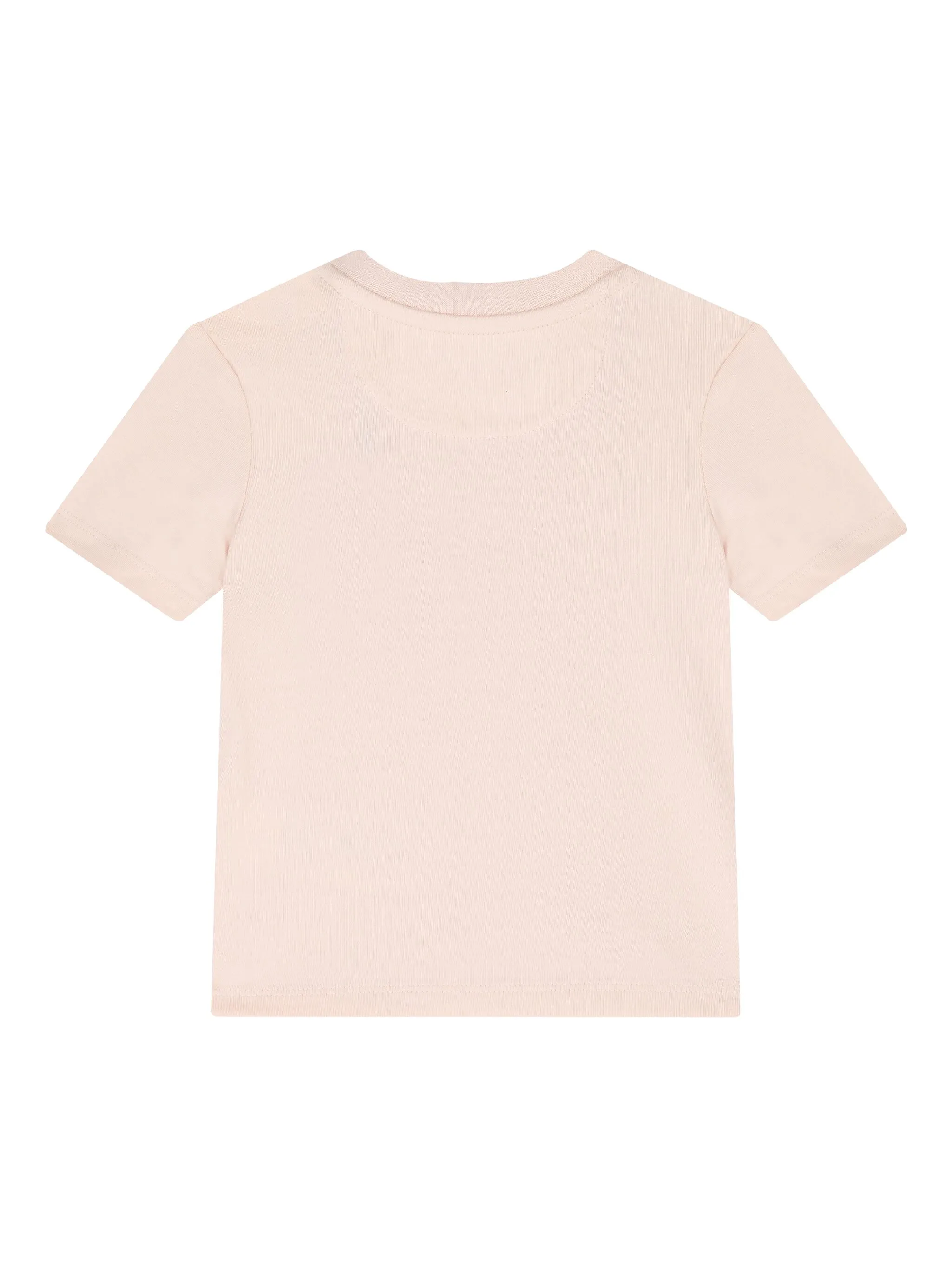 

Комплект из футболки и шортов с логотипом Calvin Klein Kids, розовый