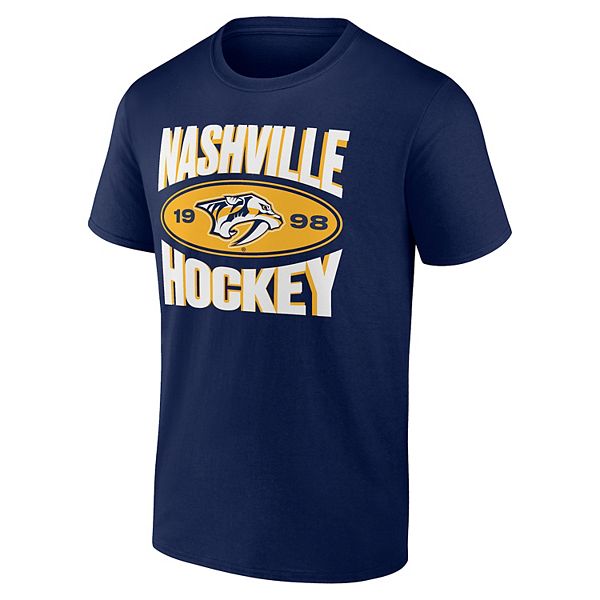 

Футболка с альтернативным логотипом Nashville Predators для мужчин Fanatics