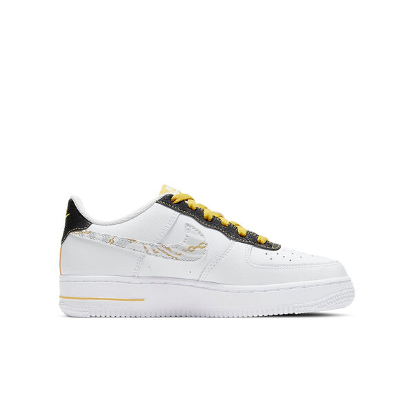 Кроссовки air force 1 '07 lv8 'gold links zebra print' Nike, белый — фото 2