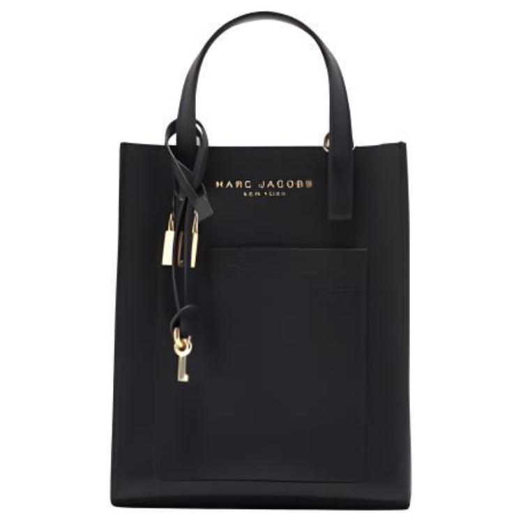 

MARC JACOBS Кожаная сумка тоут, шоппер, кроссбоди, женская сумка-труба trumpets black