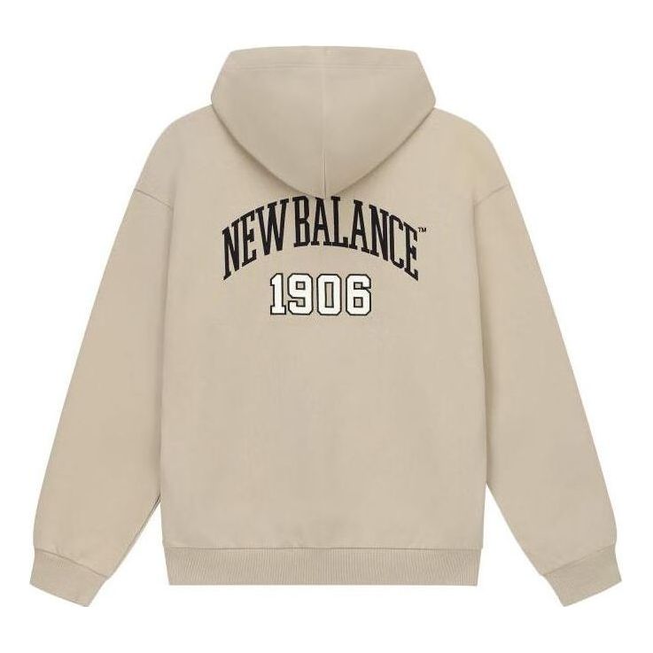 

Худи New Balance Varsity Fleece Hoodie 'Beige Black', бежевый