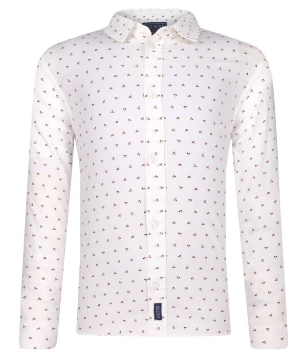 

Рубашка Regular fit Guess, белый