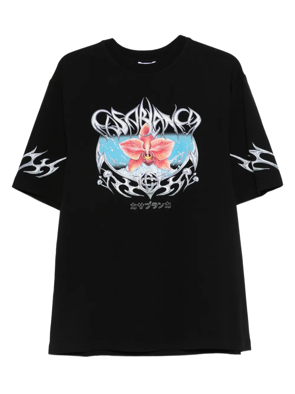 

Футболка с графическим принтом Casablanca, черный