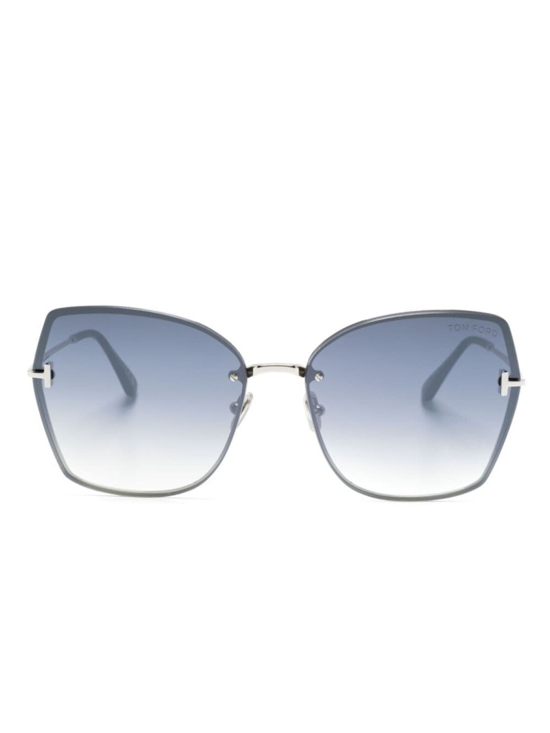 

TOM FORD Eyewear солнцезащитные очки Nickie в оправе 'бабочка', серый