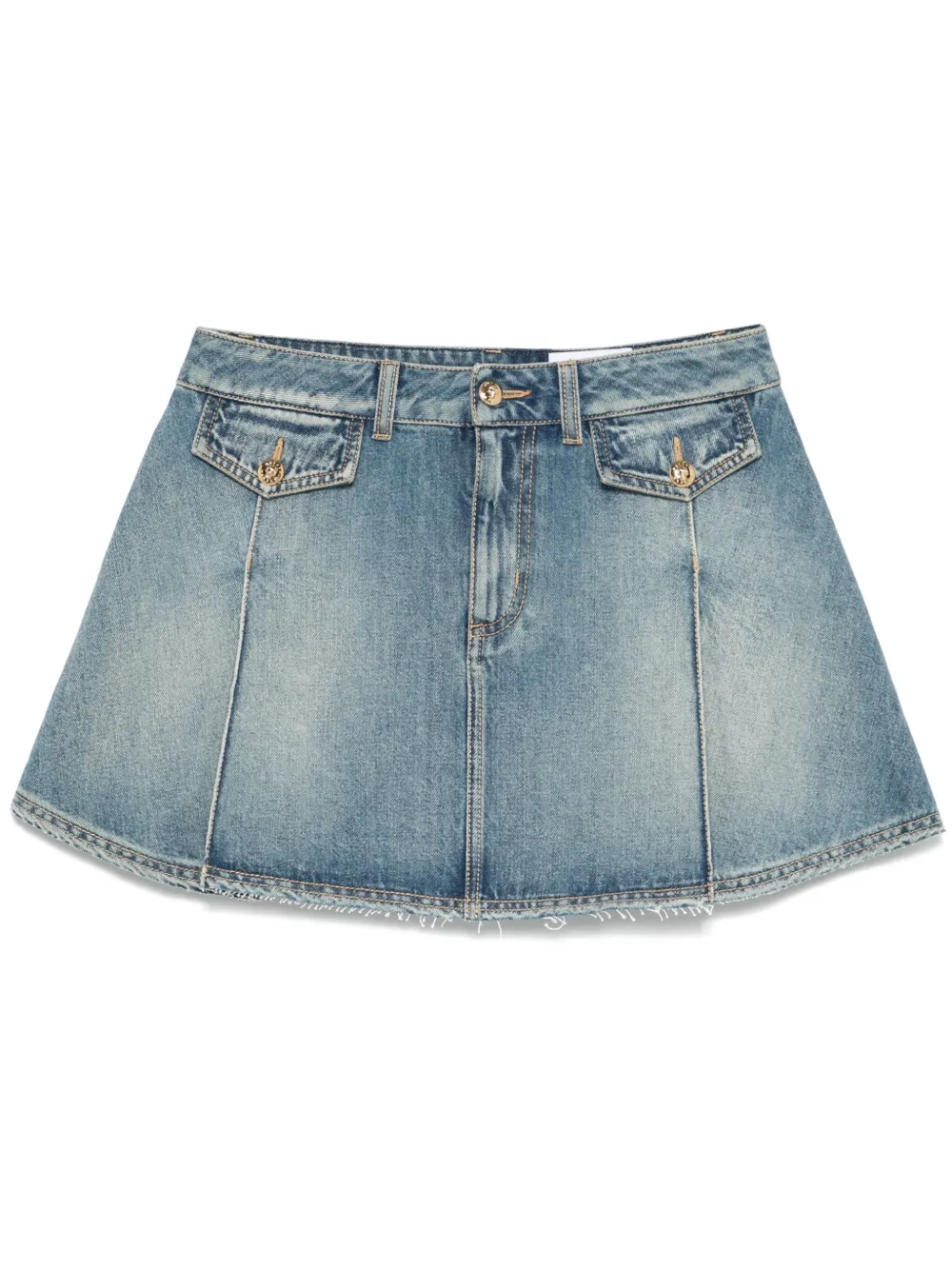 

Джинсовая юбка мини Alexander McQueen, синий