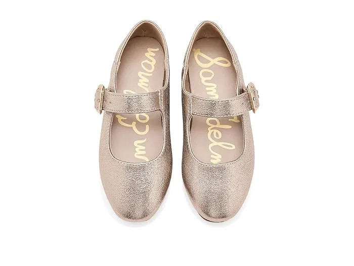 Туфли-лодочки с пряжкой Maeve Michela Sam Edelman Kids, Gold — фото 3