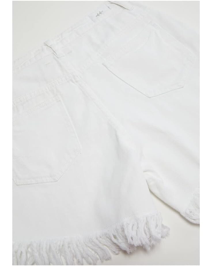 

Шорты HABITUAL girl Mid-Rise Fringe Shorts, белый