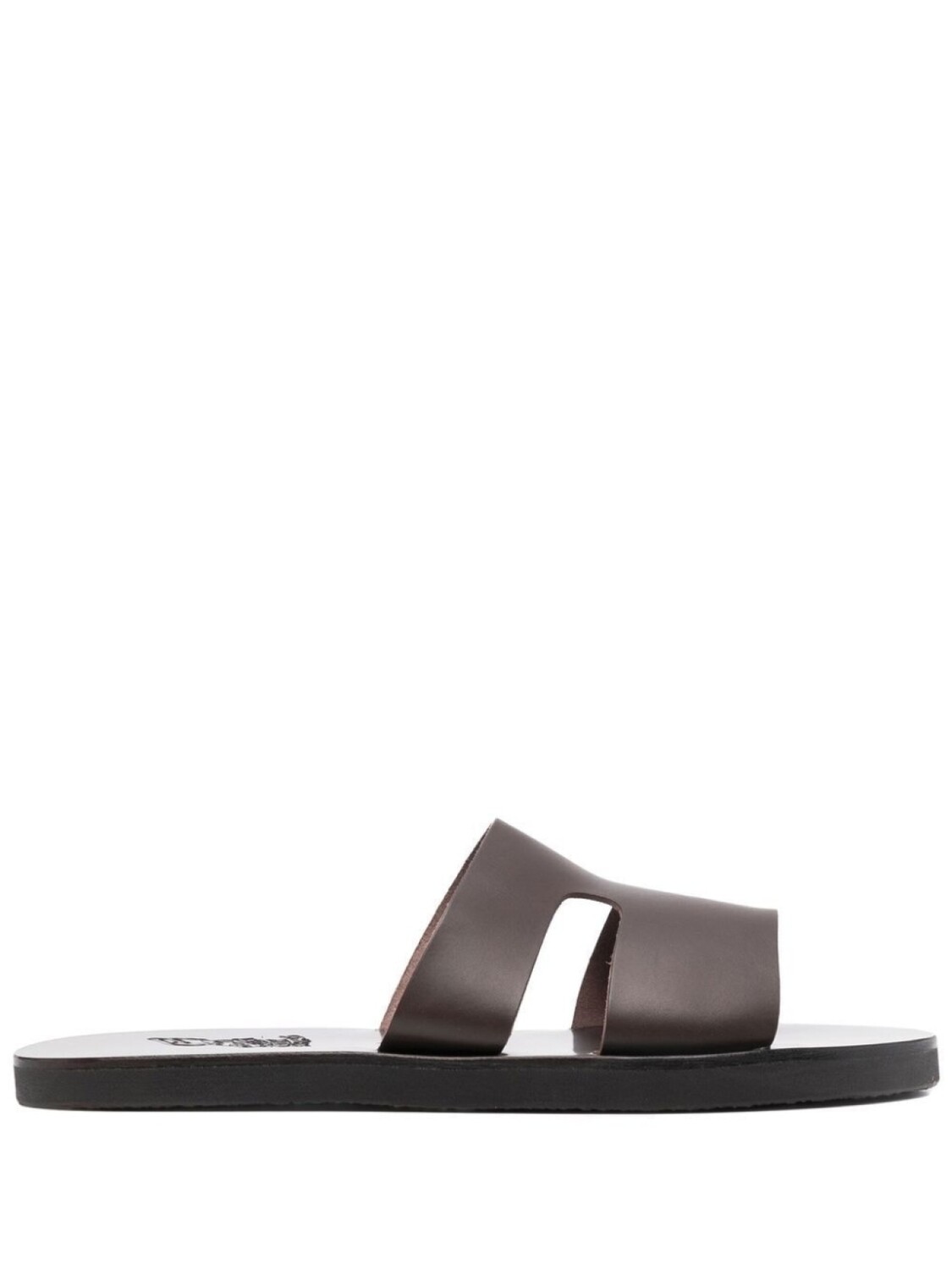 

Ancient Greek Sandals шлепанцы Apteros с вырезами, коричневый