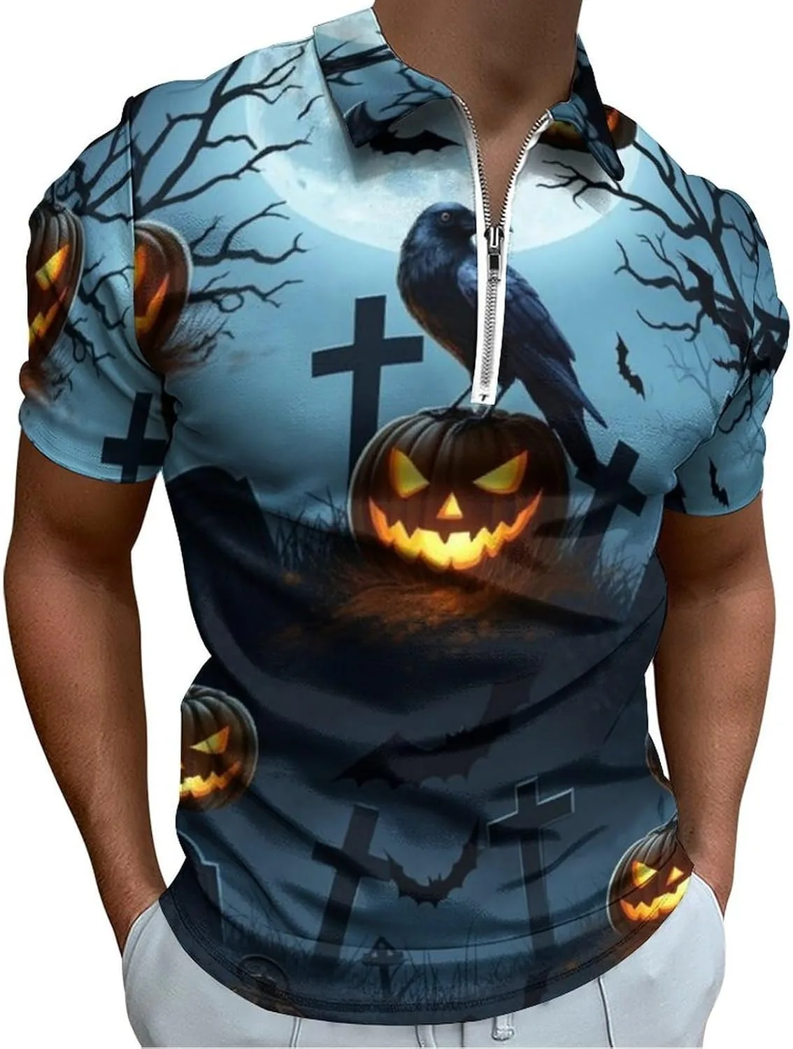 

Мужская поло с коротким рукавом и молнией PPIKTC