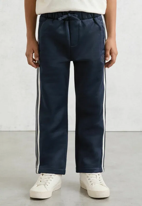 Спортивные штаны Foster monogram side stripe joggers tracksuit bottoms Reiss, темно-синий — фото 2
