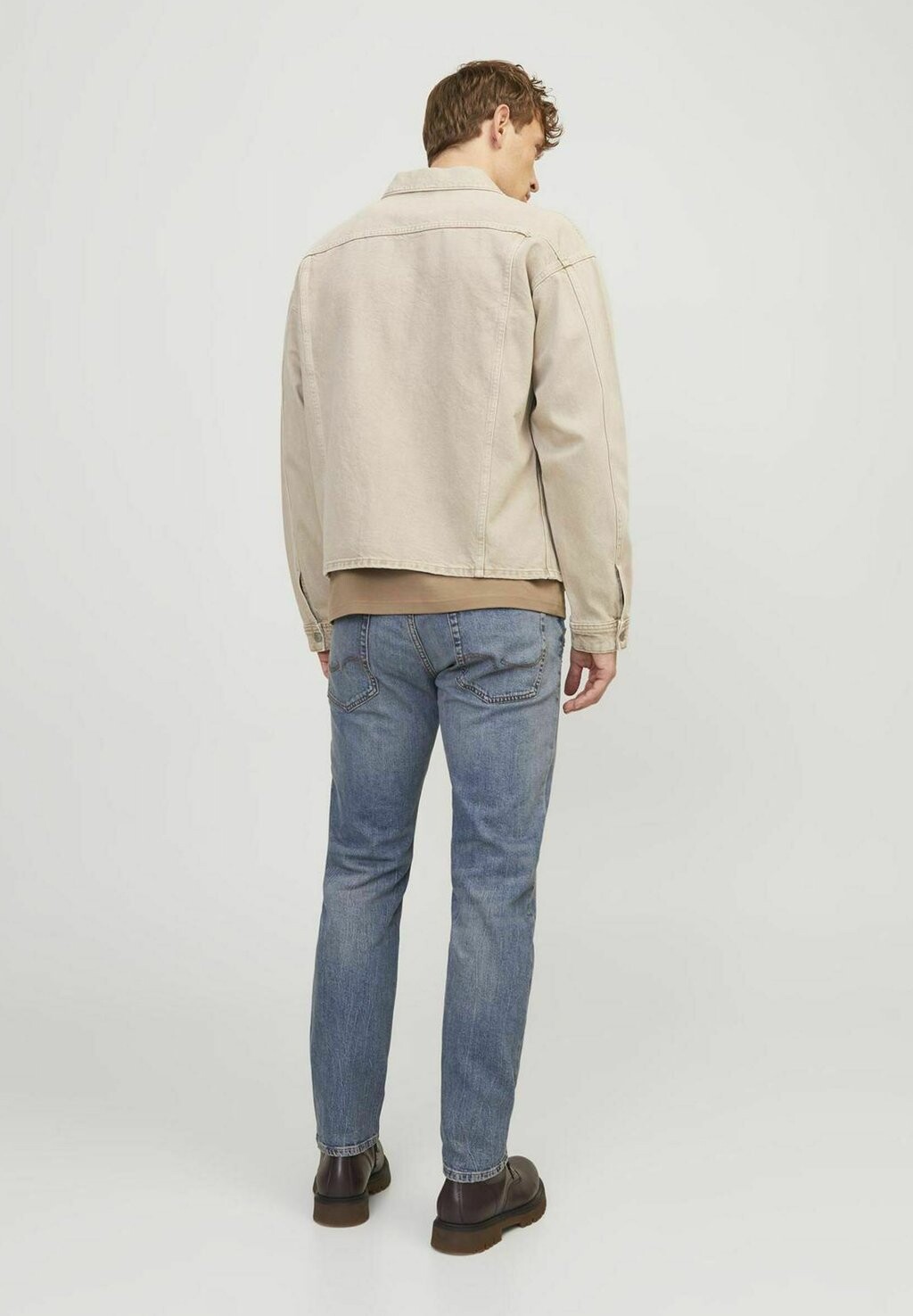 

Зауженные джинсы JJIMIKE JJORIGINAL Jack & Jones, синий деним
