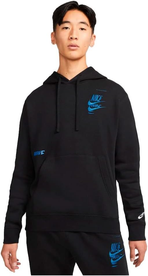 

Мужская толстовка с капюшоном Nike, Black/White