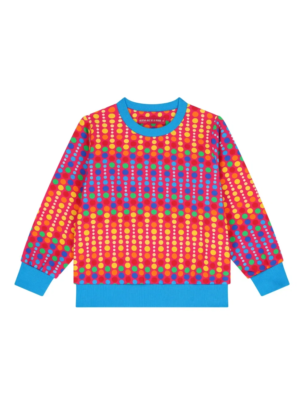Толстовка в горошек Agatha Ruiz De La Prada, красный