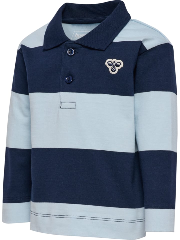 

Hummel Футболка «Hmlmini Loose Stripe Polo Shirt» синего цвета, Синий, Hummel Футболка «Hmlmini Loose Stripe Polo Shirt» синего цвета